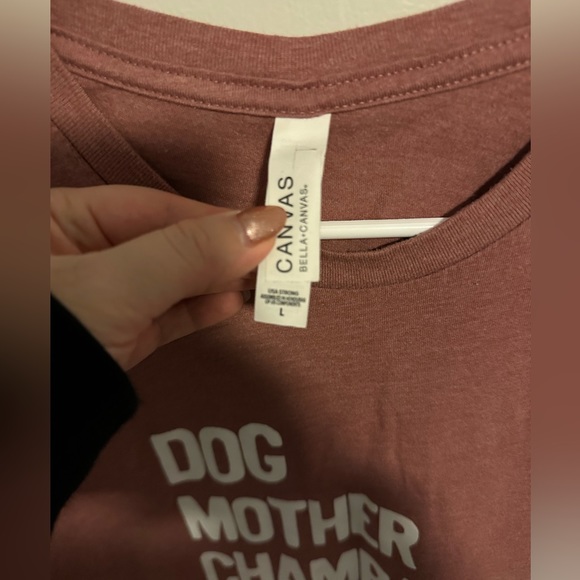 Dog Mom Co. Dog Mother Champagne Lover Tee - Picture 3 of 4